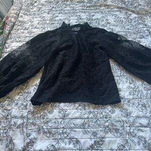 Black Lace Top